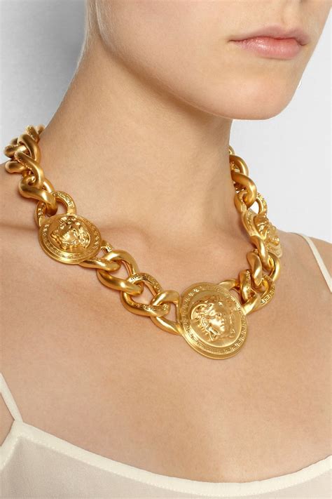 versace chsins|Versace chain women.